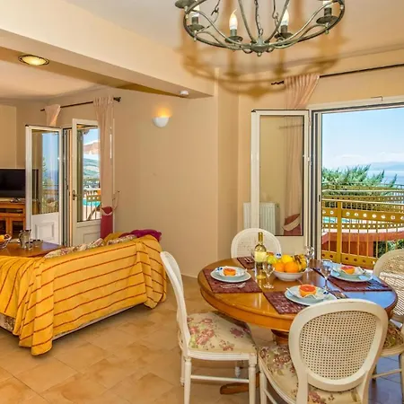 Lourdas Beach View Villa Влахата Экстерьер фото